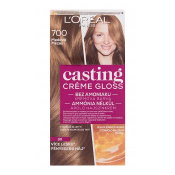 L'Oréal Paris Casting Creme Gloss 48 ml barva na vlasy pro ženy 700 Honey na barvené vlasy; na všechny typy vlasů