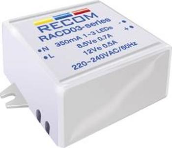 Konstantní zdroj proudu LED Recom Lighting RACD03-700, 700 mA, 90-264 V/AC