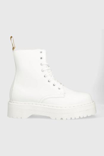 Farmářky Dr. Martens V Jadon II Mono dámské, bílá barva, na platformě