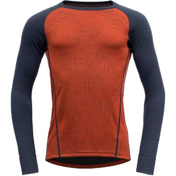 Devold DUO ACTIVE MAN  SHIRT Pánské vlněné triko, červená, velikost XL