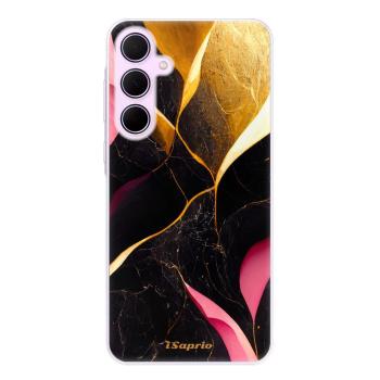 Odolné silikonové pouzdro iSaprio - Gold Pink Marble - Samsung Galaxy A35 5G