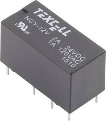 Texcell NCY-12V relé do DPS 12 V/DC 2 A 2 přepínací kontakty 1 ks