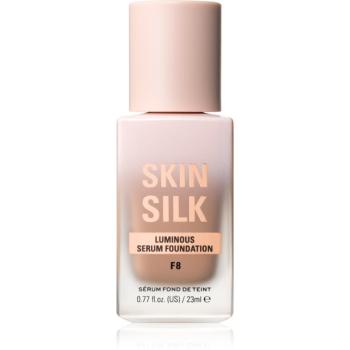 Makeup Revolution Skin Silk Serum Foundation lehký make-up s rozjasňujícím účinkem odstín F8 23 ml