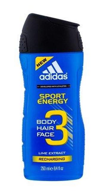 Adidas 3in1 Sport Energy Perfumed Shower Gel 250 ml, 250ml