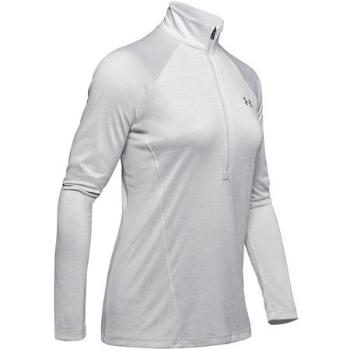 Under Armour Lehká dámská mikina New Tech 1/2 Zip - Twist, Šedá, M