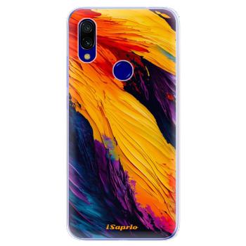 Odolné silikonové pouzdro iSaprio - Orange Paint - Xiaomi Redmi 7