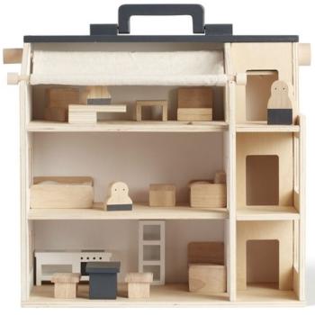 Dřevěný domeček pro panenky s nábytkem AIDEN Kids Concept 39 cm