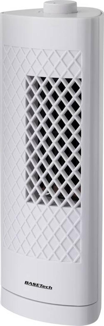 Stolní ventilátor Basetech 25 W, 330 mm, bílá