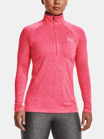 Under Armour Tech 1/2 Zip Triko Růžová