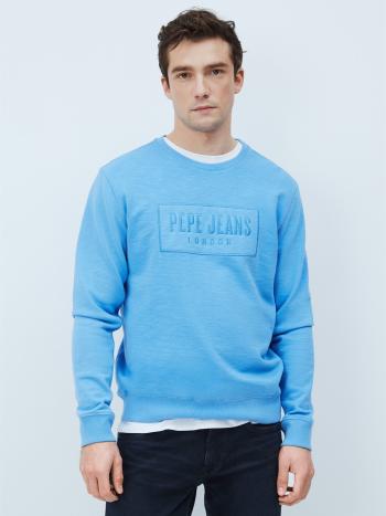 Pepe Jeans pánská modrá mikina Hugh - L (545)