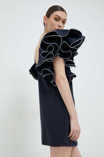 Šaty Silvian Heach tmavomodrá barva, mini