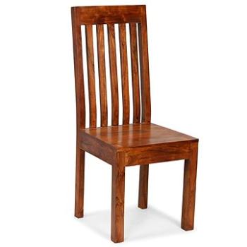 Jídelní židle 4 ks masiv sheeshamový povrch moderní styl (275273)