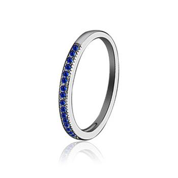 NUBIS® Stříbrný prsten se zirkony - velikost 54 - NB-5102-54