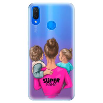 Silikonové pouzdro iSaprio - Super Mama - Boy and Girl - Huawei Nova 3i