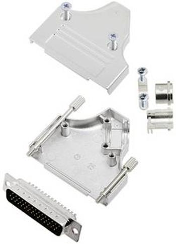 Sada D-SUB kolíkové lišty TRU COMPONENTS TCMHDM3525HDP44K, 35 °, pólů 44, pájecí kalíšek, 1 ks