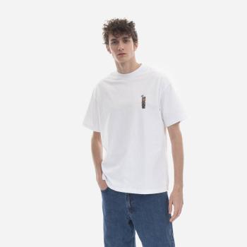 Pánské tričko Checked out Relaxed tee SLA-M3049TE-WHT