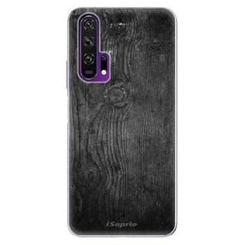 Odolné silikonové pouzdro iSaprio - Black Wood 13 - Honor 20 Pro