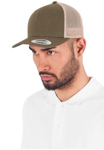 Urban Classics Retro Trucker 2-Tone mossgreen/khaki - UNI