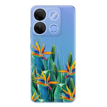 Odolné silikonové pouzdro iSaprio - Exotic Flowers - Infinix Smart 7