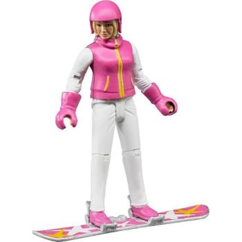 Bruder 60420 Bworld Figurka Snowboardistka