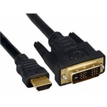 PremiumCord DVI - HDMI propojovací, stíněný, 2m (kphdmd2)