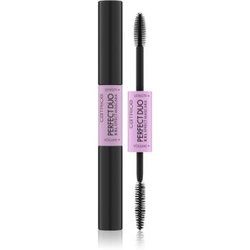 Catrice Perfect Duo XXL Effect objemová a prodlužující řasenka 2 v 1 odstín Black 8 ml