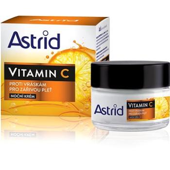 ASTRID Vitamin C Noční krém proti vráskám pro zářivou pleť 50 ml (8592297006831)