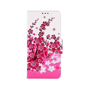 TopQ Pouzdro Samsung A33 5G knížkové Kytičky textil 74794 (Sun-74794)