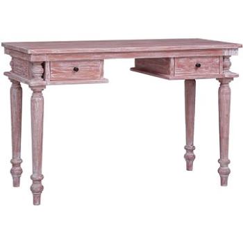 Psací stůl 120 x 50 x 78 cm masivní mahagonové dřevo	 (283854)