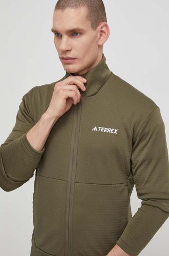 Sportovní mikina adidas TERREX Multi zelená barva, IQ3742