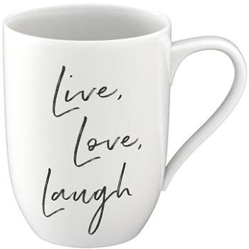 VILLEROY & BOCH Hrnek s nápisem LIVE LOVE LAUGH (VB_1016219659)
