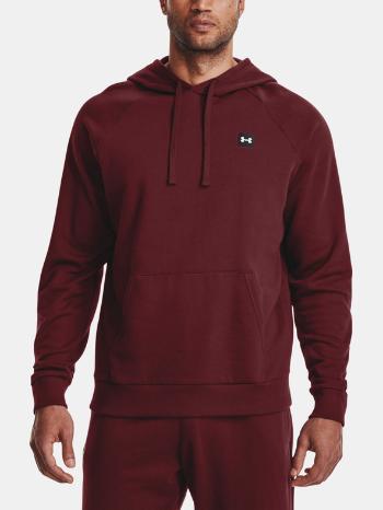 Under Armour UA Rival Fleece Hoodie Mikina Červená