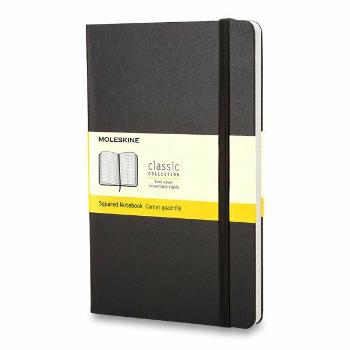 Zápisník Moleskine VÝBĚR BAREV - tvrdé desky - S, čtverečkovaný 1331/11143 - Zápisník Moleskine - tvrdé desky černý