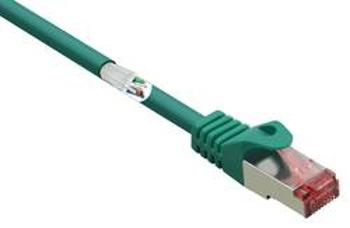 Síťový kabel RJ45 Renkforce RF-3432042, CAT 6, S/FTP, 2.00 m, zelená