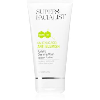 Super Facialist Salicylic Acid Anti Blemish odličovací čisticí gel pro problematickou a mastnou pokožku 150 ml