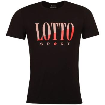 Lotto TEE SUPRA VI Pánské tričko, černá, velikost XXXL