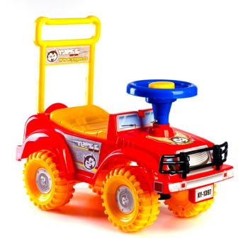 Teddies 00313965 - Odrážedlo auto Jeep Yupee - červené