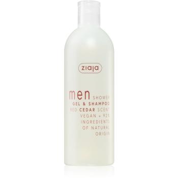 Ziaja Men šampon a sprchový gel 2 v 1 Red Cedar 400 ml