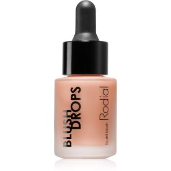 Rodial Blush Drops tekutá tvářenka a lesk na rty dodávající hydrataci a lesk odstín Sunset Kiss 15 ml