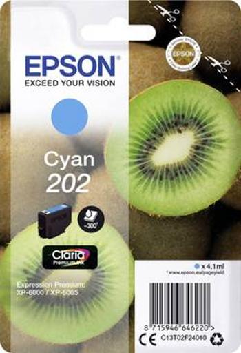 Epson Ink T02F24, 202 originál azurová C13T02F24010