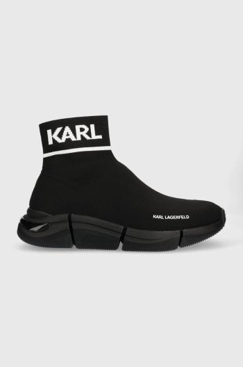 Sneakers boty Karl Lagerfeld Quadro černá barva