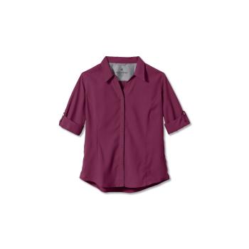 dámská košile dlouhý rukáv ROYAL ROBBINS Wmns Expedition 3/4 Sleeve, Boysenberry velikost: S