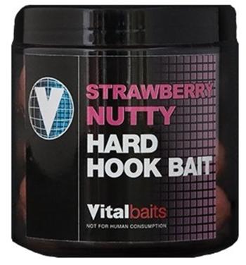 Vitalbaits boilies hard hook baits strawberry nutty 100 g - 18 mm