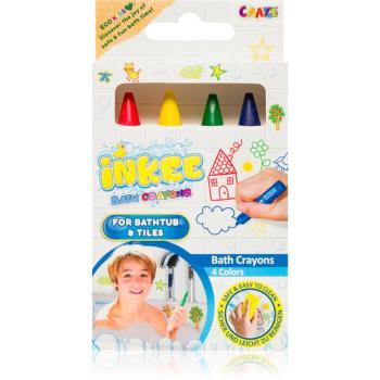 Craze INKEE Bath Crayons barevné tužky do koupele 4 ks