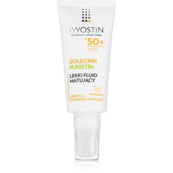 Iwostin Solecrin matující fluid pro mastnou pleť se sklonem k akné SPF 50+ 40 ml