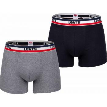 Levi's MEN SPRTSWR LOGO BOXER BRIEF 3P Pánské boxerky, černá, velikost S