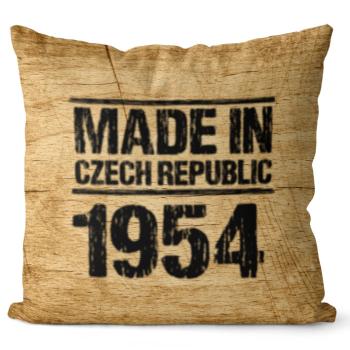 Polštář Made In + rok (Velikost: 40 x 40 cm, rok: 1954)