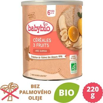 BABYBIO Ovocná kaše banán pomeranč jablko 220 g (3288131500133)