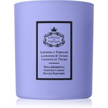 Essencias de Portugal + Saudade Natura Lavender & Thyme vonná svíčka 180 g