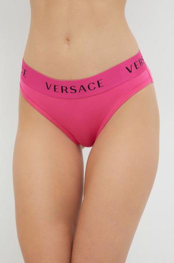 Kalhotky Versace růžová barva